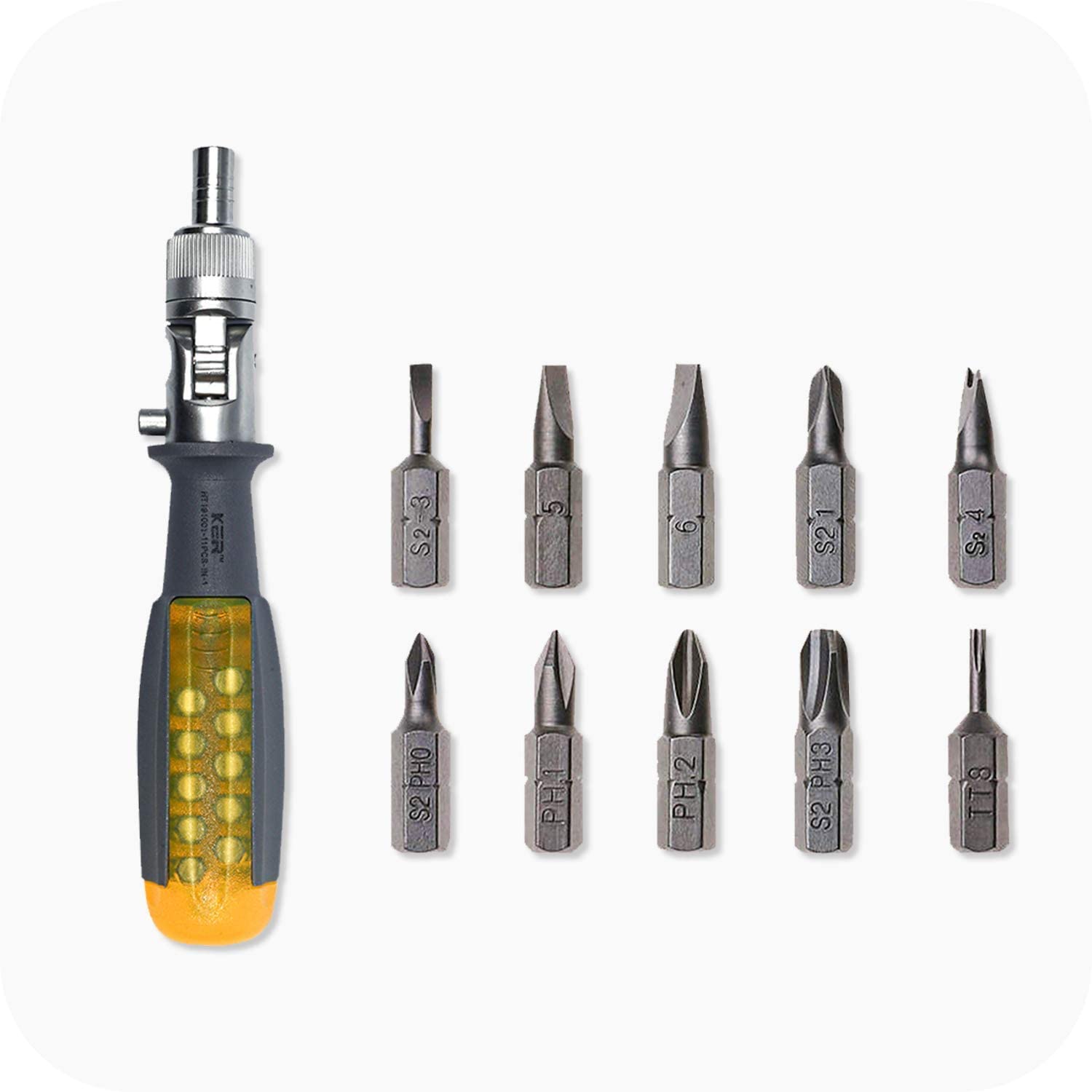 11-in-1 Ratcheting Multi-Angle Screwdriver