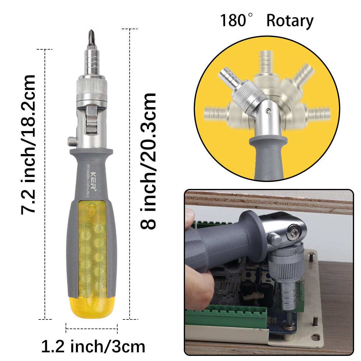 11-in-1 Ratcheting Multi-Angle Screwdriver
